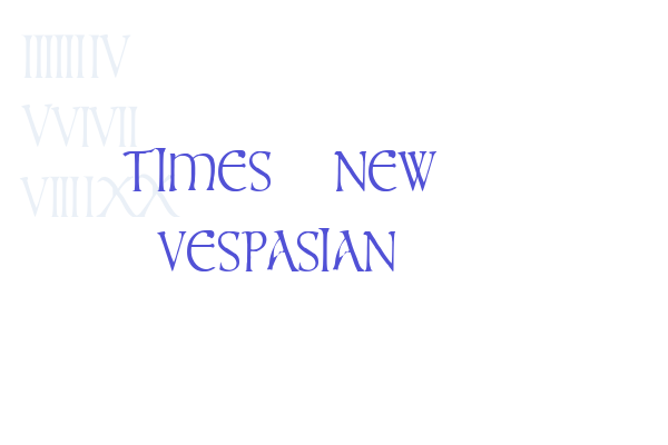 times new vespasian Font Download