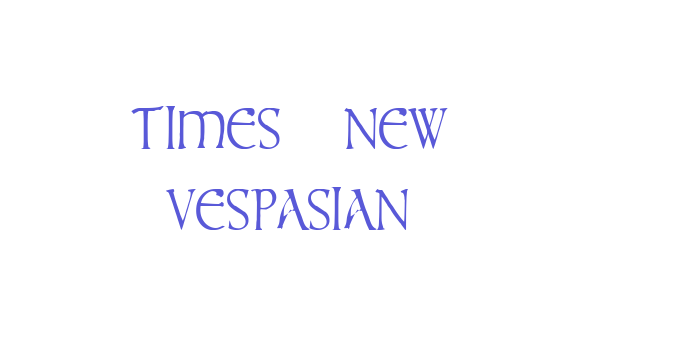 times new vespasian Font Download