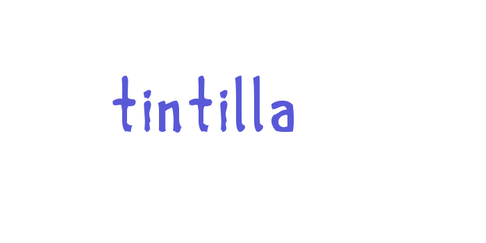 tintilla Font Download