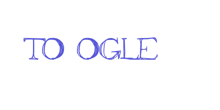 to ogle Font Download