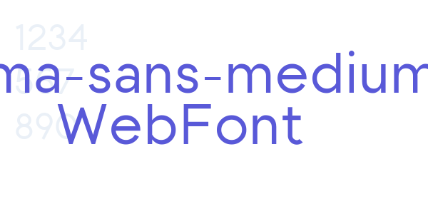 toma-sans-medium WebFont font