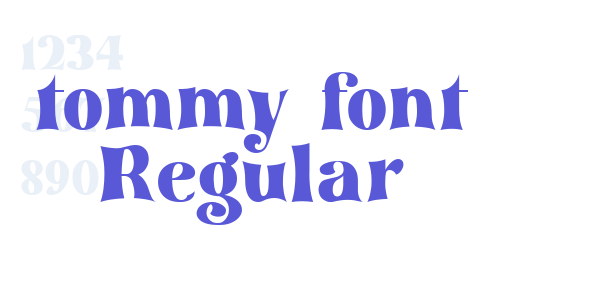 tommy font Regular font free