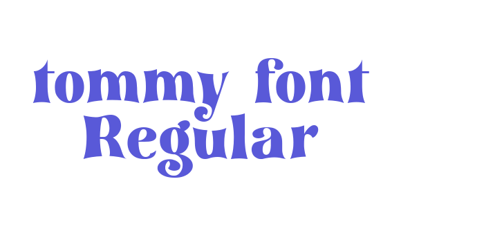 tommy font Regular Font Download