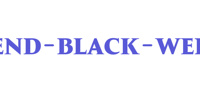 transcend-black-webfont Font Download