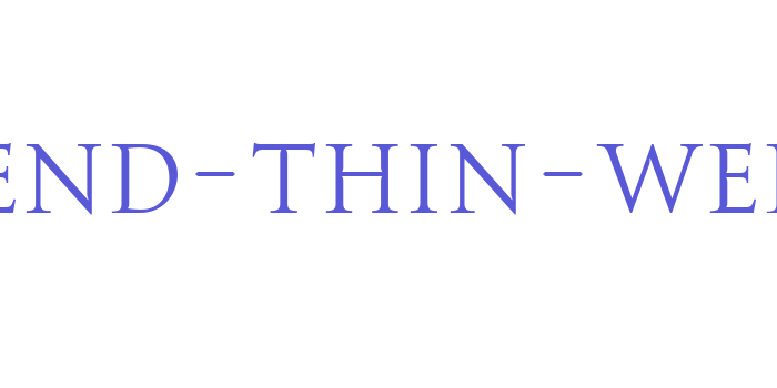 transcend-thin-webfont Font