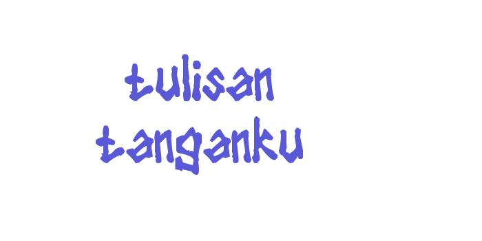 tulisan tanganku Font