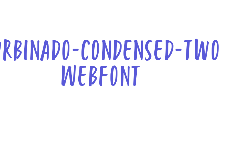 turbinado-condensed-two WebFont Font