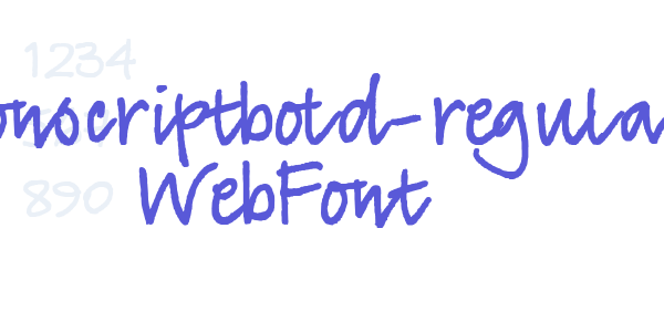 tyfoonscriptbold-regular WebFont font free