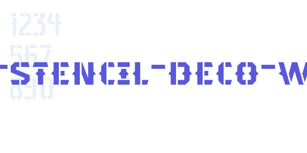 typehead-stencil-deco-webfont font free