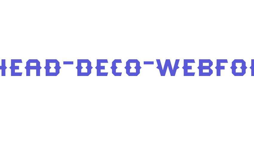 typehead-deco-webfont Font