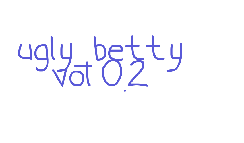 ugly_betty vol 0.2 Font Download