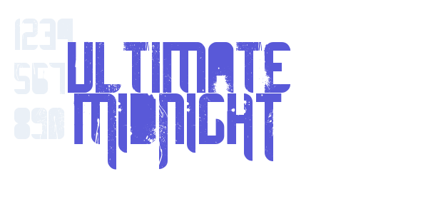 ultimate MIDNIGHT font free