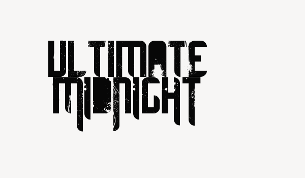 ultimate MIDNIGHT Font