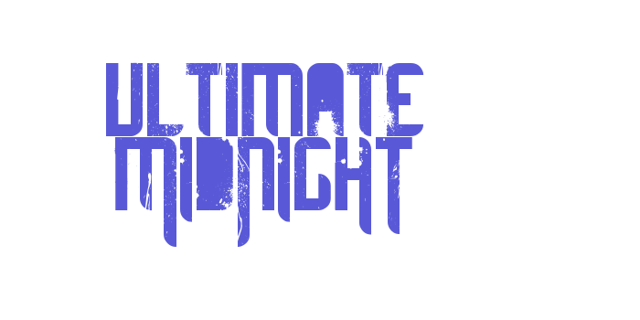 ultimate MIDNIGHT Font Download