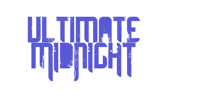 ultimate MIDNIGHT Font