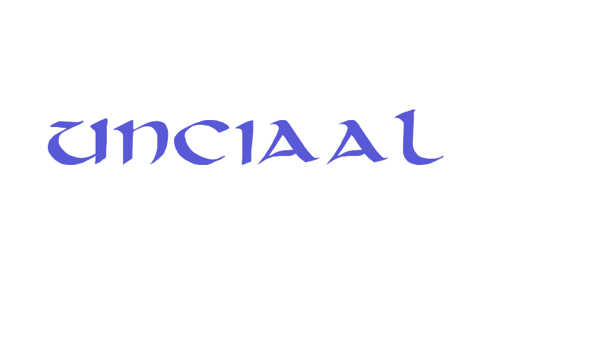 unciaal Font Download