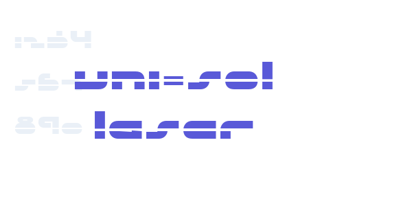 uni-sol laser font free