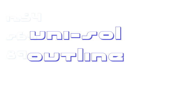 uni-sol outline font free