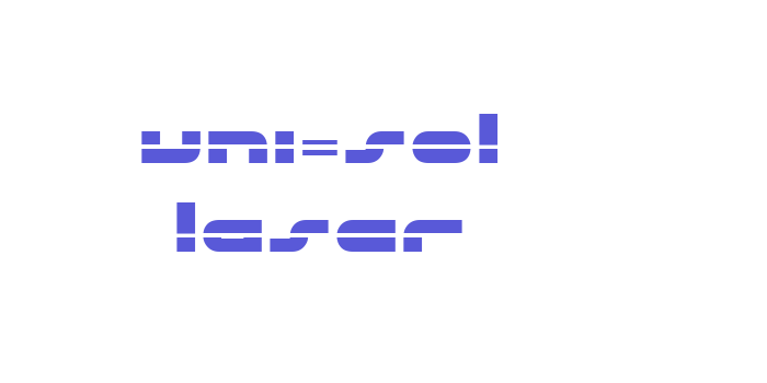 uni-sol laser Font Download