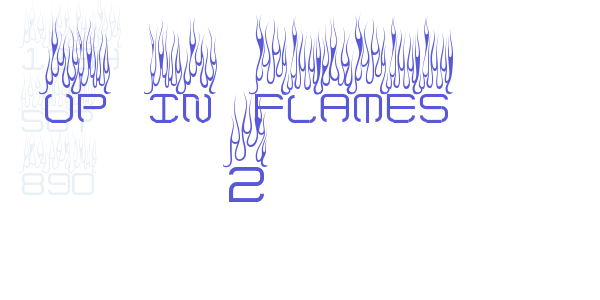 up in flames 2 font free