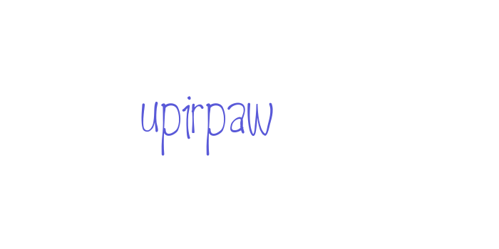 Download upirpaw Font