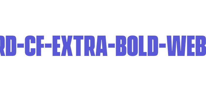 vanguard-cf-extra-bold-webfont Font Download