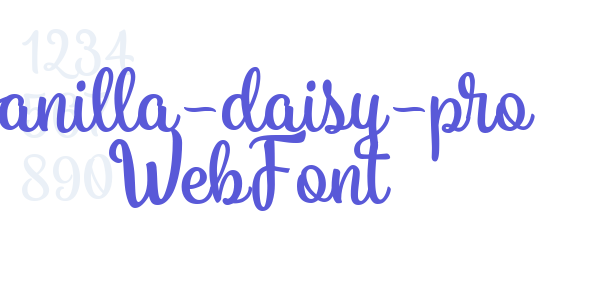 vanilla-daisy-pro WebFont font free