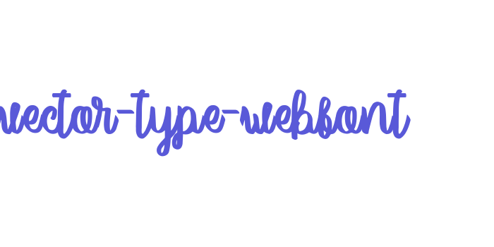 vector-type-webfont Font Download