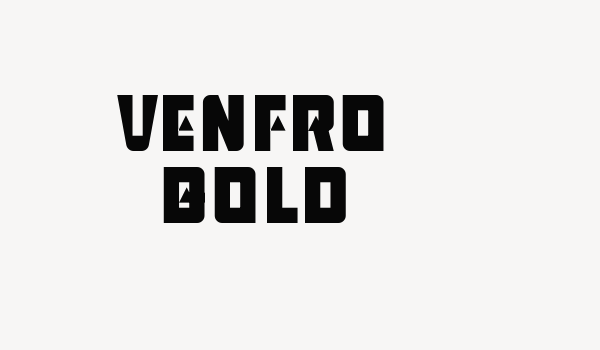 venfro Bold Font