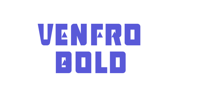 venfro Bold Font