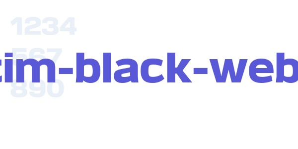 verbatim-black-webfont font