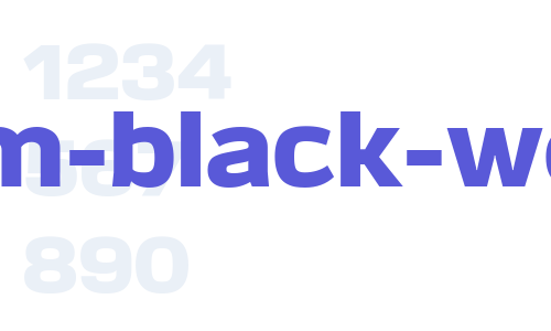 verbatim-black-webfont Font Download