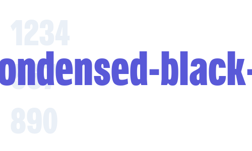 verbatim-condensed-black-webfont Font Download