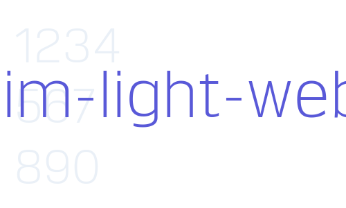 verbatim-light-webfont Font Download