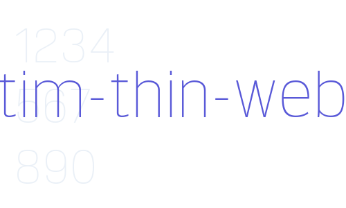 verbatim-thin-webfont Font Download