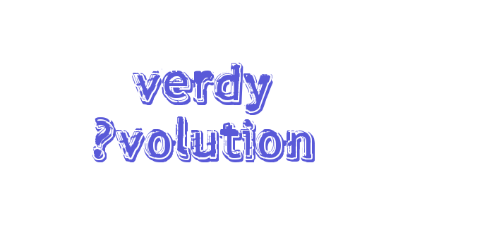 verdy ?volution Font Download