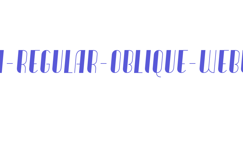 vitacura-regular-oblique-webfont Font