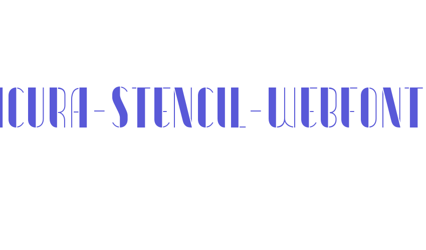 vitacura-stencil-webfont Font