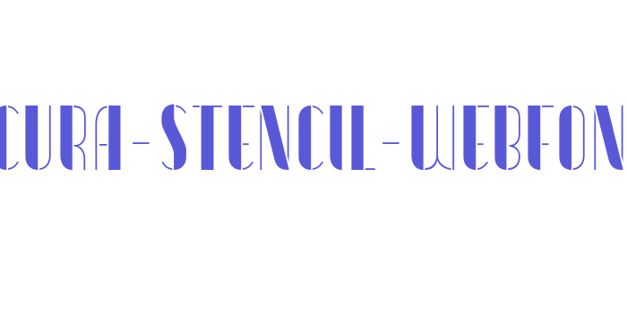 vitacura-stencil-webfont Font Download