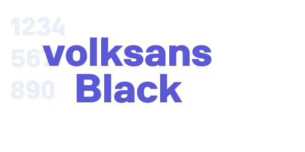 volksans Black font free