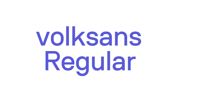 volksans Regular Font Download