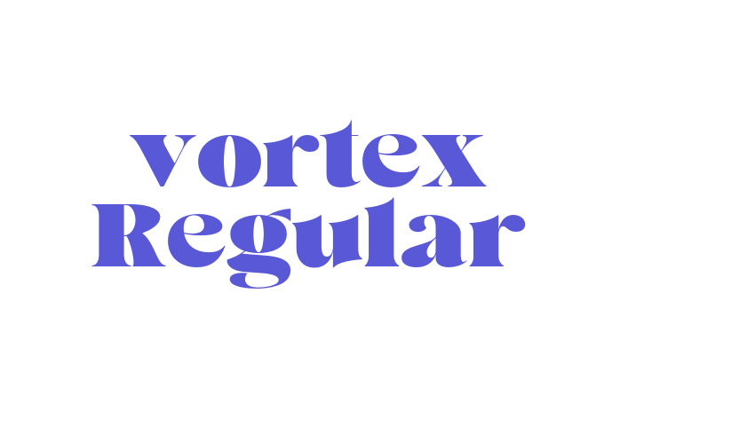 vortex Regular Font