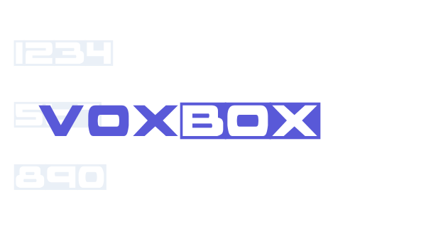 voxBOX Font