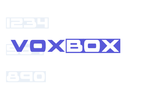 voxBOX Font Download