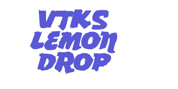 vtks Lemon Drop font