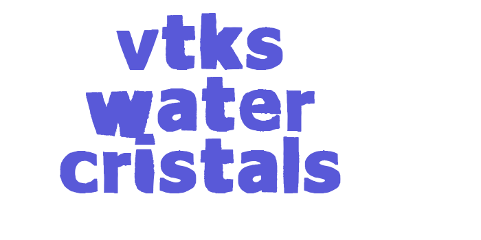 vtks Water cristals Font