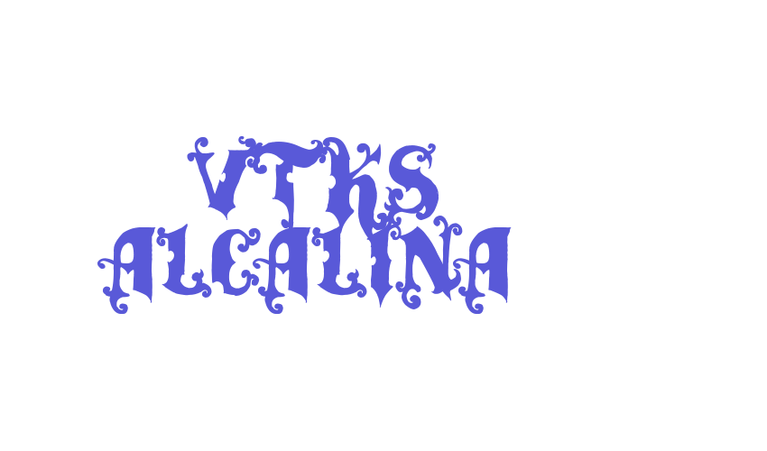 vtks alcalina Font