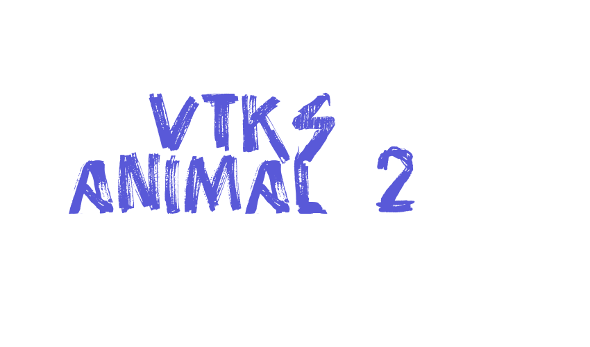 vtks animal 2 Font Download