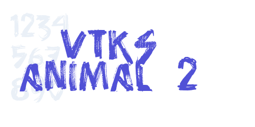 vtks animal 2-font-download