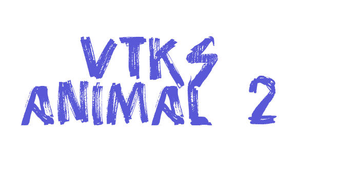 vtks animal 2 Font